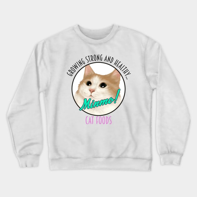 Minmo Cat Foods Crewneck Sweatshirt by Minmoji